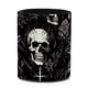 thumbnail image 1 of Crea un espacio de trabajo inspirador con este portalápices cilíndrico y organizador de escritorio para maquillaje y artículos de arte, estilo calavera punk., 1 of 5