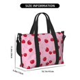 thumbnail image 2 of Travel Duffle Bag Cute Berry Pink Travel Tote Bags Carry on Luggage Waterproof Weekender Bags with Top Handle Adjustable Shoulde Strap for Travel Gym, 2 of 5