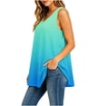 thumbnail image 5 of Long Tank Tops For Women Sevevn Womens Print Tank-Neck Plus Size Basic Casual Flowy Summer Sleeveless T-Shirt Basic Tank Tops For Women, 5 of 8