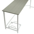 thumbnail image 3 of ACME Bambina Computer Desk in Grey and White, 3 of 5