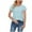 DZ-Green, variant on Meichang Tunic Tops for Women Drawstring Tie Front Casual Tees Solid Color V Neck Short Sleeve Blouses Vintage Embroidery Eyelet Tops