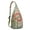 Olive-green-8, variant on Nomadic Spirit Sling Backpack - Cultural Geometric Print Crossbody Bag, Durable Hiking Essential