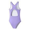 thumbnail image 7 of JAJAHO One Piece Swimsuit For Girls Racerback Athletic Training Solid Color Bathing Suit Full Coverage Swimwear For Kids 3-14 Years, 7 of 7