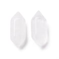 thumbnail image 4 of 20pc Natural Quartz Crystal Double Terminal Pointed Pendants Rock Crystal Faceted Bullet Charm 18.5~20x8~9x8~9mm Hole: 1.5mm, 4 of 4