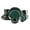 Green, variant on Organic Stoneware Sky Star 16pc Dinner Set Reactive Glaze, Black