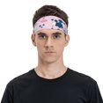 thumbnail image 4 of Uemuo Cartoon Poodle Dog Printed Sports Headbands for Men Women,Moisture Wicking Workout Headband, Sweatband Headbands,Non-slip Workout Gym Yoga Headband, 4 of 9
