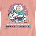 thumbnail image 3 of Toy Story 4 - Sunny Side Up Buzz - Toddler & Youth Girls Short Sleeve Graphic T-Shirt, 3 of 5