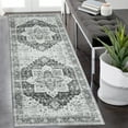 thumbnail image 6 of ZACOO 2' x 6' Washable Runner Rug for Hallway Low-Pile Kitchen Rugs Entry Non-Slip Rug, Gray, 6 of 6