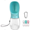 thumbnail image 1 of Portable dog water bottle, 350ml food grade antibacterial travel water bottle for dogs and cats, outdoor pet drinking water, 1 of 5
