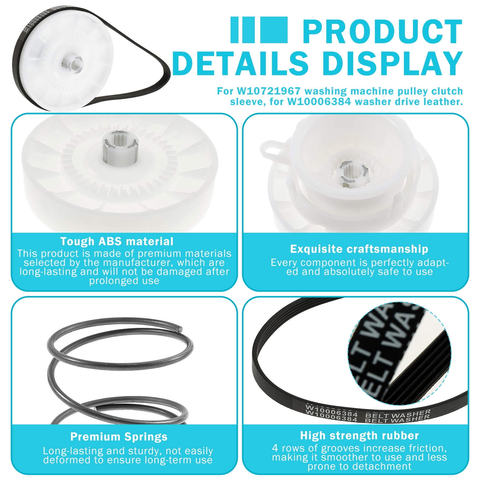 ABS Washer Shift Actuator Efficient Handling Washer Pulley Clutch Kit Easy to Install Washing Machine Shift Actuator for Home