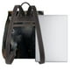 thumbnail image 3 of Balery Black And Gold White Horse Mochila de Cuero para Mujeres, Gran Capacidad, Bolsa de Viaje Multifuncional, Mochila de Cuero y Bolsa de Hombro para Mujeres, 3 of 4