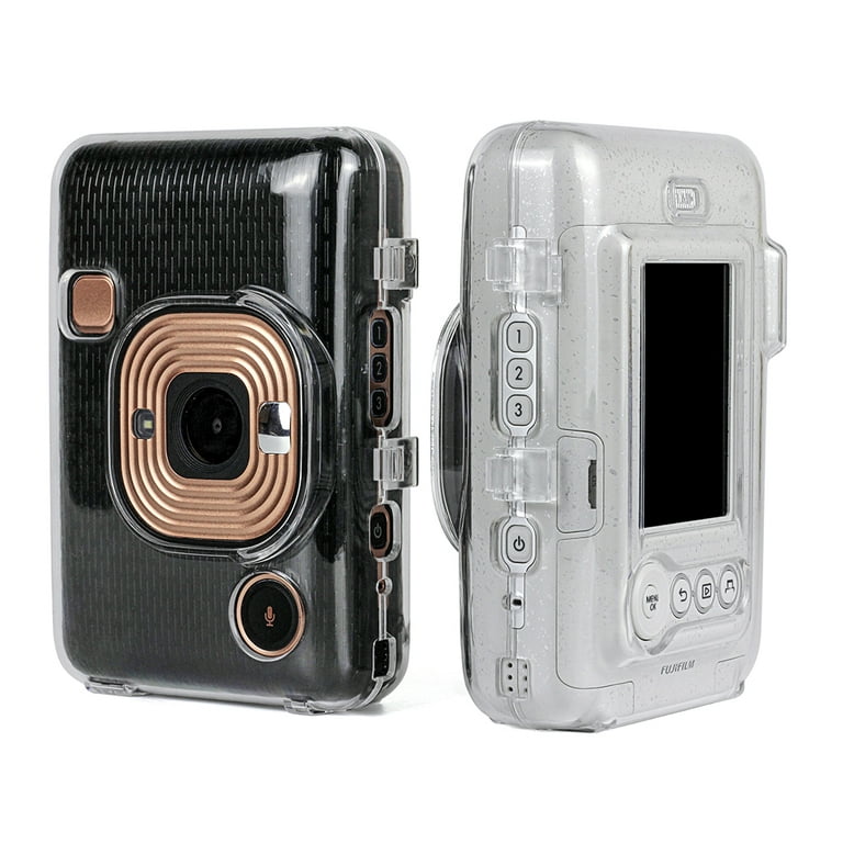 Fujifilm Instax Mini LiPlay Camera Case Instant Film Camera Crystal PVC  Transparent Protector Shell Cover