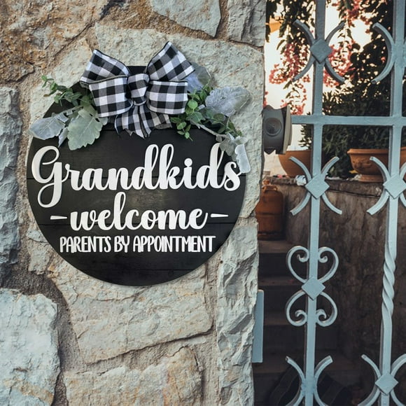 TACILIP Other decoration, Welcome Hanger Funny Welcome Sign Home Outdoor Decor 11.8Inch, Door Hanger Welcome Sign Home Decor Funny Words Door Hanger, Women Gifts