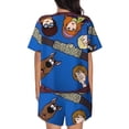 thumbnail image 3 of Lsque Scooby-Doo Women's Short-Sleeved Pajama Set - 2 Piece Soft and Lightweight Sleepwear Set-Small, 3 of 9