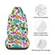 thumbnail image 4 of Balery Watercolor Flowers Funda de Asiento para Auto con Diseño - Cubierta Frontal Suave y Transpirable con Protector Antideslizante- 1 Unidad, 4 of 5