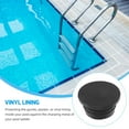 thumbnail image 3 of KALLORY Rubber Swimming Pool Ladder Bumpers Black 2Pcs 2.36x2.36x1.26in, 3 of 10