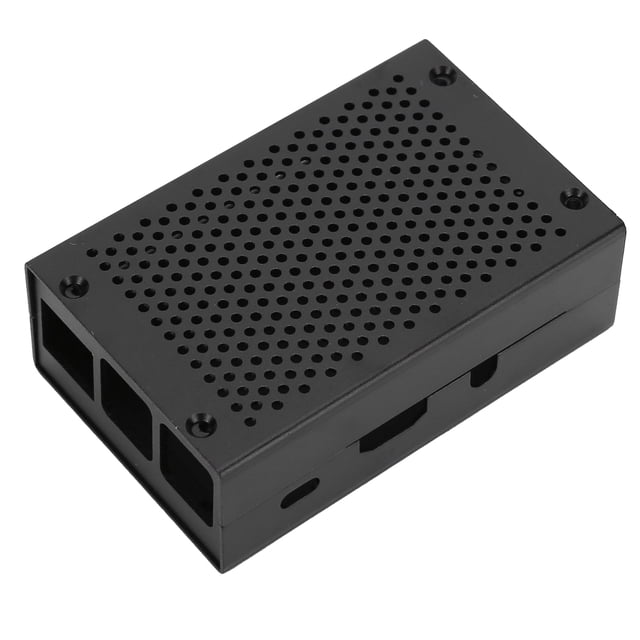 QIILU Protective Case For Raspberry Pi 3 Housing Enclosure Casing Aluminium Alloy With Cooling Fan,Case For Raspberry Pi,Protective Case For Raspberry Pi