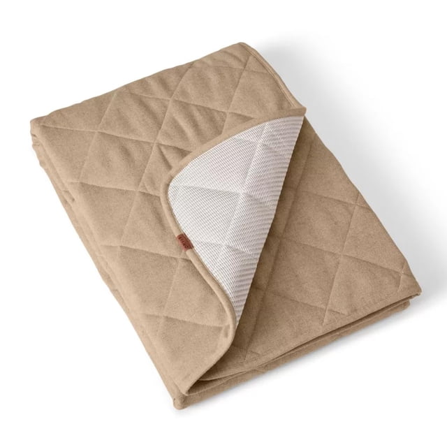 Manta acolchada Orvis Grip Tight para muebles, color marrón