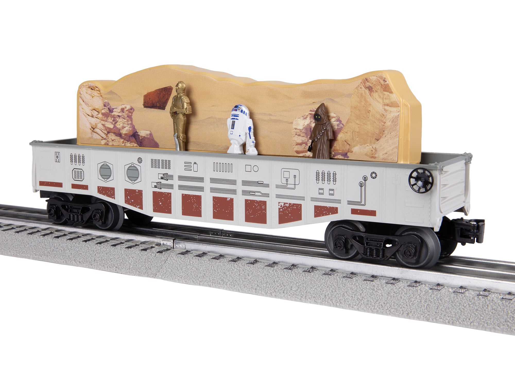 Lionel Disney Star Wars Rebel Droids O Gauge Model Train Chasing Gondola Car