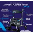 thumbnail image 2 of Andadera Plegable con Asiento y Reposapiés Handy, 2 of 4