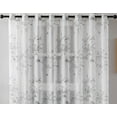 thumbnail image 2 of WARM HOME DESIGNS Vintage Printed Floral Boho Silver Patio Curtains for Living Room. KAT Silver Patio 84, 2 of 5
