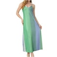 thumbnail image 2 of onlyliua Robes Aguichant pour Femmes Sans Manches à Col Ras du Cou, Robe Débardeur à Découpes Graphiques, Mode d'Été, Coupe Régulière, Taille Haute, en Lin, Confortable pour la Plage et les Vacances, Promotion Saisonnière, 2 of 6