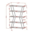 thumbnail image 6 of Epstewin 5-Shelf Wood Open Bookcase, Champagne and White, 6 of 6
