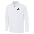 thumbnail image 2 of Men's Antigua  White Detroit Lions Reprocess Quarter-Zip Top, 2 of 4