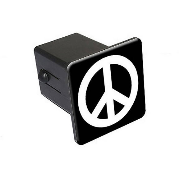 Peace Sign 2" Tow Trailer Hitch Cover Plug Insert