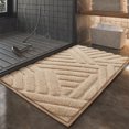 thumbnail image 3 of Bearachild Elegante alfombra de baño: antideslizante y fácil de limpiar, lujosa alfombra de baño antideslizante que ahorra espacio, color caqui Type2 NO2, 3 of 6
