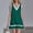Green, variant on Women's Sleeveless Casual Dress Round Neck Solid Color Summer Spring Everyday Wear