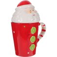 thumbnail image 4 of Ornamento de fiesta de navidad de la copa de acero inoxidable de Santa Claus., 4 of 6