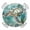 Teal Green, variant on Nautical Sea Turtle Round Tablecloth for 36-44 Inch Tables, Fitted Table Cover with Elastic Edge, Coastal Vintage Ocean Shells Waterproof Outdoor Table Cloth Protector for Patio Garden Dinner Picnic