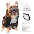 thumbnail image 3 of Fotbe Playful Smile Cute Dog Sudadera con Estampado para Perros Pequeños – Suéter con Capucha para Mascotas, Tela Suave de Forro Polar con Bolsillo-Small, 3 of 7