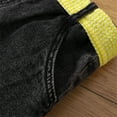 thumbnail image 4 of PatPat Toddler Girl Clothes 2pcs Cold Shoulder Plaid Camisole and Trendy Ripped Denim Shorts Set, Yellow, 2T, 4 of 6