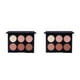 thumbnail image 1 of Qarigey Kit de contorno facial 6 colores para principiantes Herramientas de maquillaje Corrector Círculos negros Paleta de crema de pincel Tipo 2 2Conjunto, 1 of 6