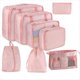 thumbnail image 1 of 8 Piezas Surtido de Bolsas de Almacenamiento de Viaje Bolsas de Almacenamiento de Equipaje de Capacidad para Empacar Ropa Cuadrada Ropa Interior CosméTicos Viajes,F, 1 of 5