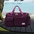 thumbnail image 6 of Waterproof Sports Duffel Tote Handbag Wet Pocket Shoulder Bag for Men Women Red, 6 of 8