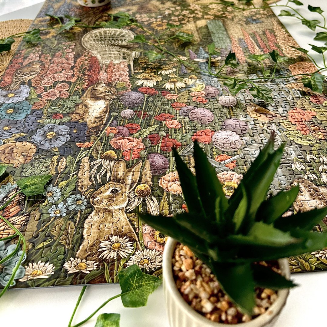 Gibsons Games The Art File Summer Haze 1000 Piece Jigsaw Puzzle, 27"x19"