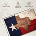 thumbnail image 6 of Elephant Stock State Map Over Texas Flag Wall Art - Horizontal Canvas Wall Art - Living Room Wall Decor - Flags Canvas - Beige And Blue Decor - 51" x 34", 6 of 8