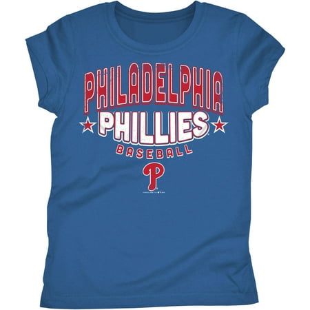 Philadelphia Phillies Girls Short Sleeve Graphic