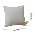 thumbnail image 3 of CASAFUN Couch Pillow Cases,Solid Color Summer Throw Pillows , Home Decor For Living Room Bedroom Bed Cushion Outdoor,100%polyester, Medium 17.7x17.7 Inches, 3 of 9