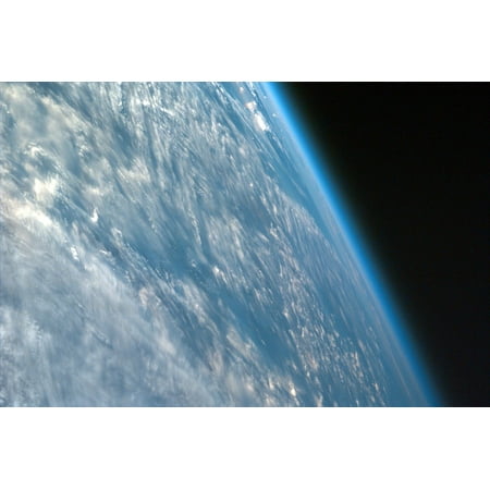 - LAMINATED POSTER Space Shuttle Earth Atmosphere Globe Clouds Sky Poster Print 24 x 36