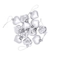 thumbnail image 3 of Dienrx 12 Pack Heart Shaped Christmas Ornaments, Shatterproof Plastic Holiday Ball Decorations for Tree, Valentine's Day Party, Home Garland and Festive Decor, 3 of 4