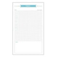 thumbnail image 1 of EeaseCA 40 Sheets A5 Size 6-Hole Paper Refills For Notebook Planner Journal Dairy (Grid), 1 of 7