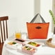 thumbnail image 4 of Bolsa Térmica para El Almuerzo, Ideal para La Escuela, La Oficina, Picnics y La Playa. Bolsa de Almacenamiento de Alimentos de Gran Capacidad, 27 X 20 X 10 Cm (Paquete de 1)., 4 of 5