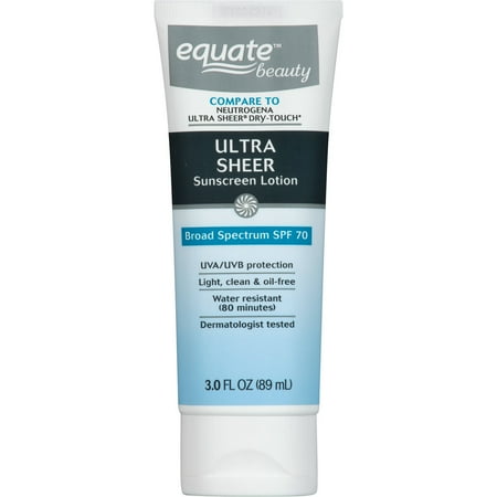 equate beauty ultra light sunscreen stick spf 70