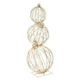 thumbnail image 5 of Northlight Open Design Stacked Christmas Ornaments Outdoor Decoration - 51" - Gold - Warm White, 5 of 6