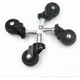 thumbnail image 3 of Abs Rad Neue Style Fitness Sports Equipment Abdominal Muscle Disc Fitness FourWheel Roller Slider Device Plate Home Training Ab Wheel Trainer Blue, 3 of 5