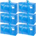 thumbnail image 1 of Bolsa de Almacenamiento TICONN Paquete de 6 Extra Grande 69x36x38 cm Azul Cielo, 1 of 9